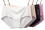 Women's Ice Silk Blend Invisible Lines No Show Hipster Panty..//