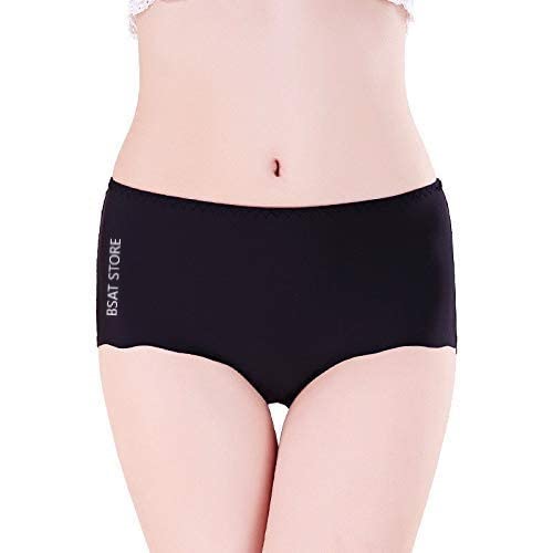 Women's Ice Silk Blend Invisible Lines No Show Hipster Panty..//